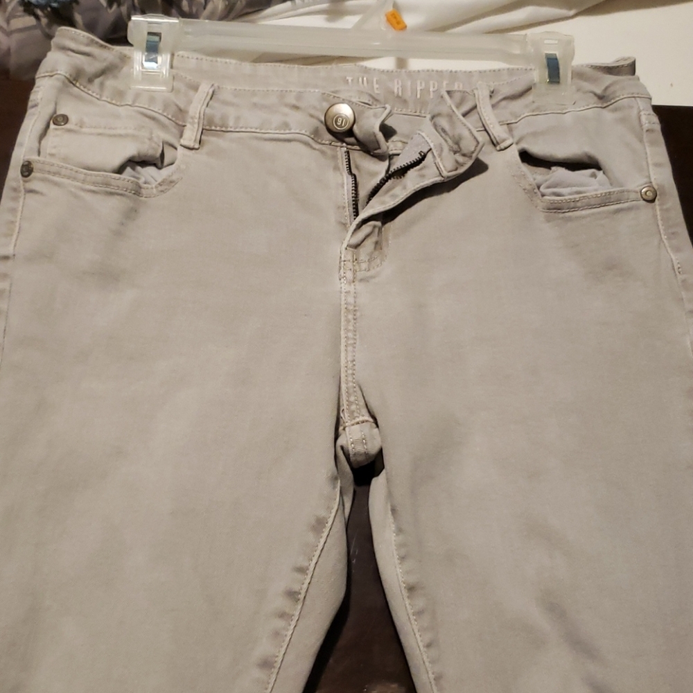 Grey Jean Pants